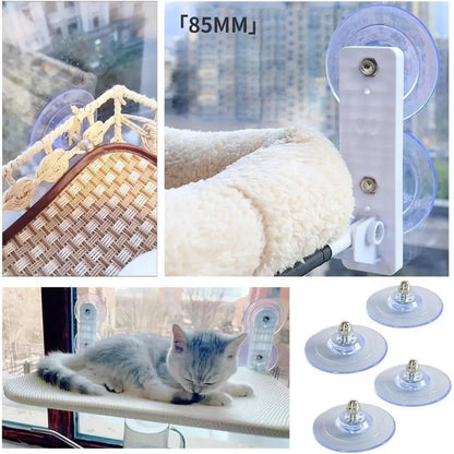 Foldable Cat Hammock Suction Cup Holder