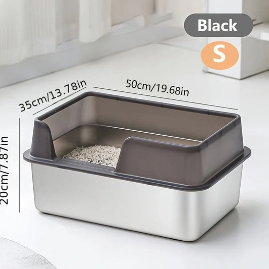 Stainless Steel Cat Litter Box